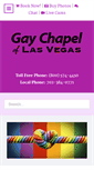 Mobile Screenshot of gaychapeloflasvegas.com
